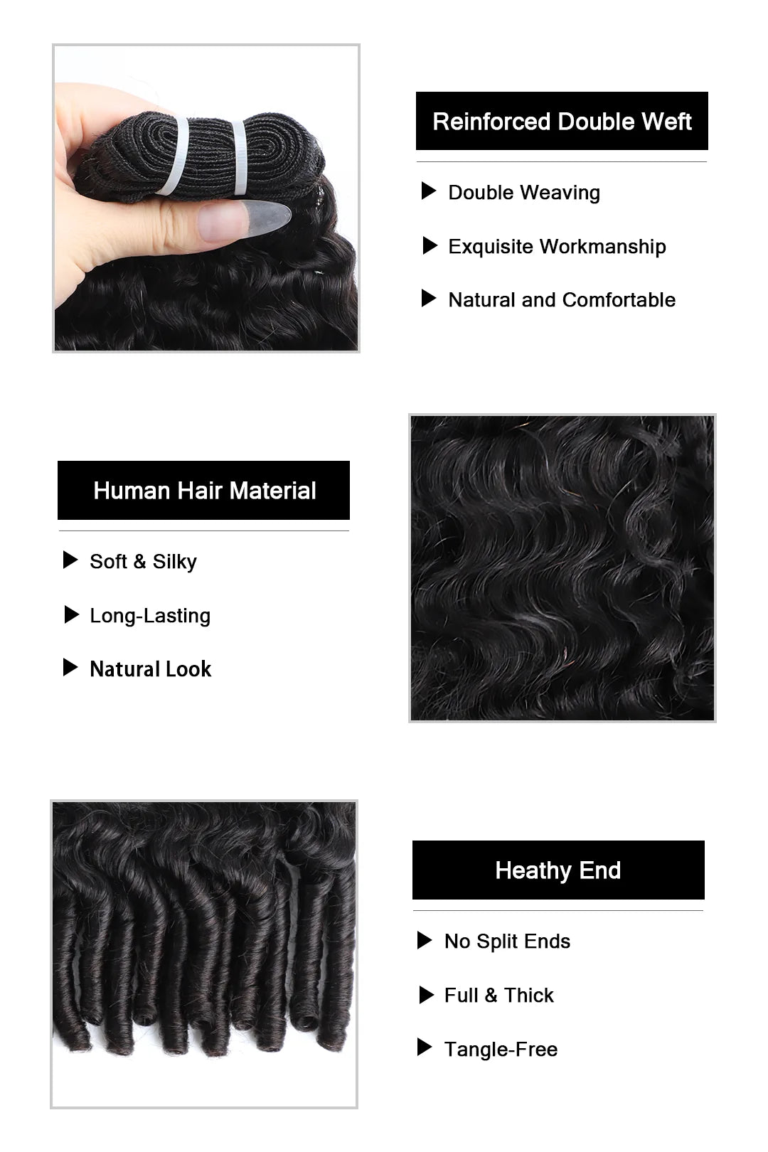 Curls Ends Bundle Cambodia Virgin Hair