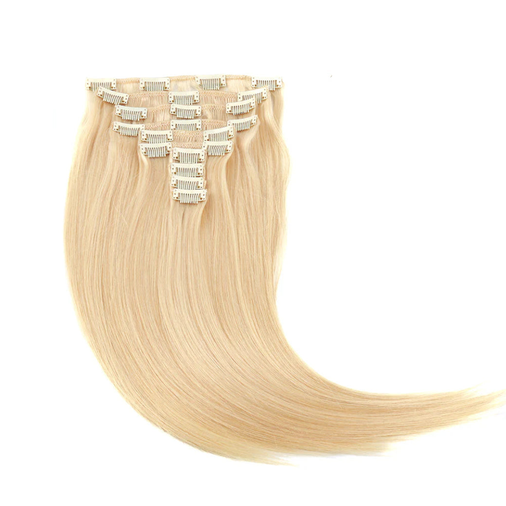 Clip-In Hair Extensions 613 Blonde