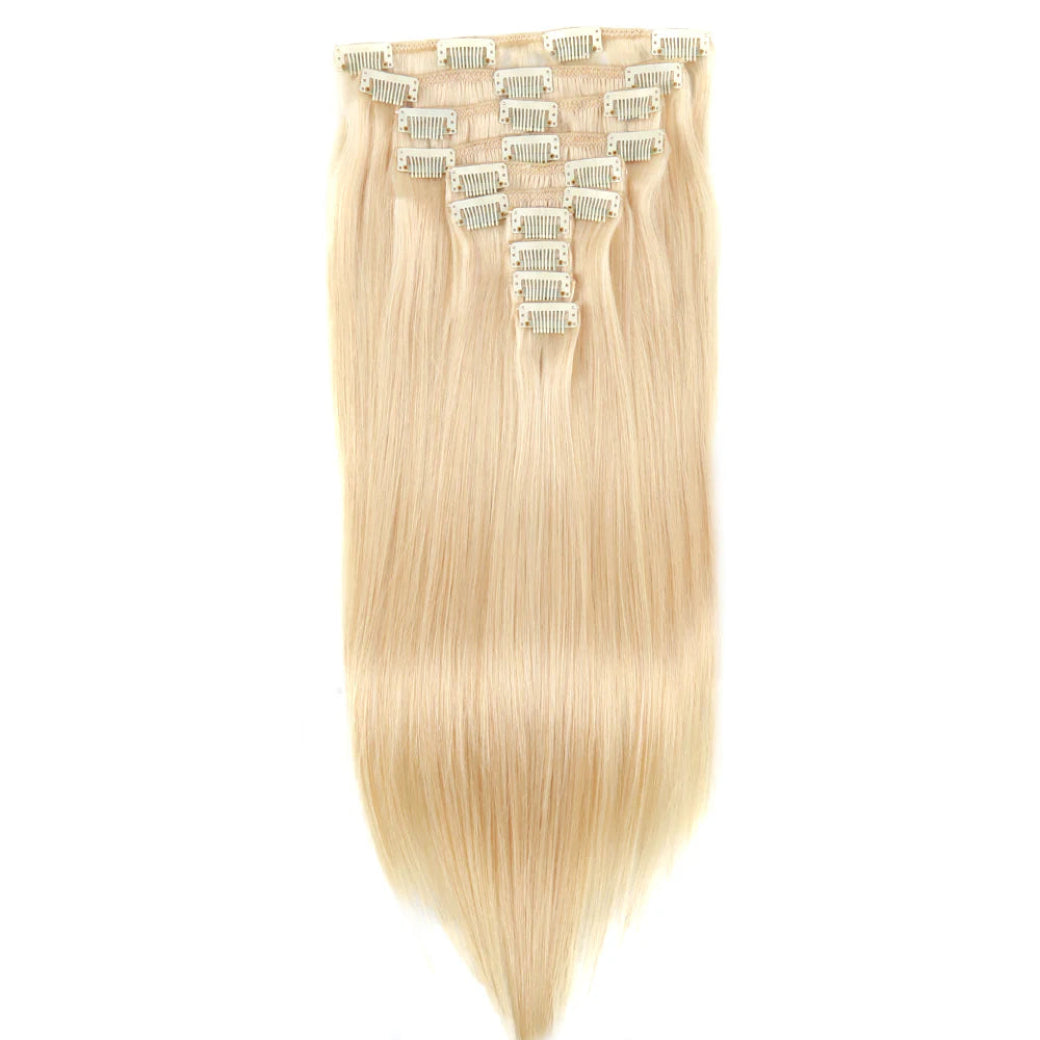 Clip-In Hair Extensions 613 Blonde