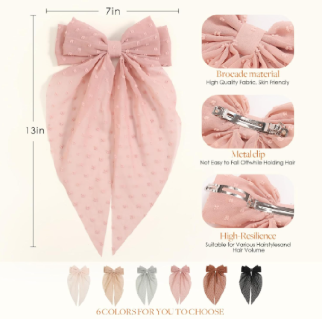 Multi Color Hair Bows
