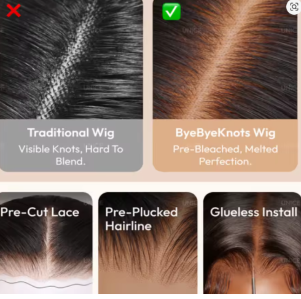 Bye Knots Kinky Curly Human Hair Wigs