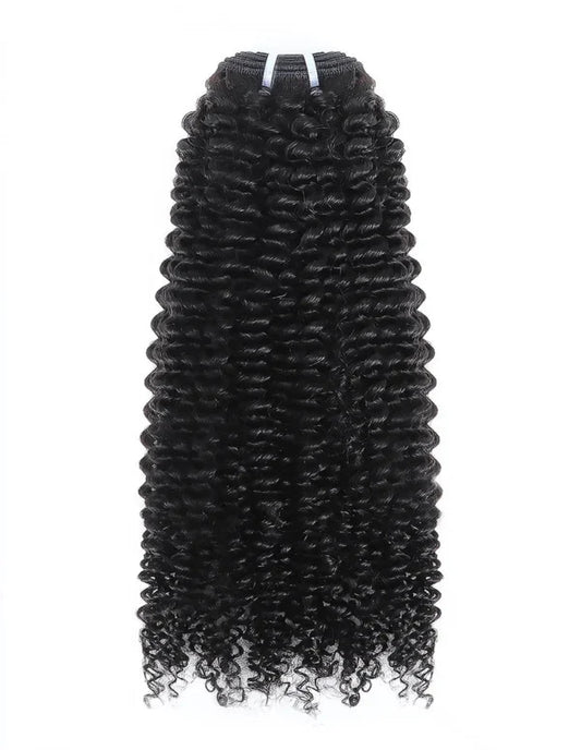 Cambodian Virgin Hair Bundle Kinky Curly Natural Color